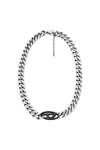 dx1635931 bijoux Collier à chaîne en acier inoxydable bicolore