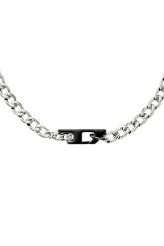 dx1636931 bijoux Collier à chaîne en acier inoxydable bicolore