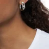 dx1637040 bijoux Boucles d&rsquo;oreilles créoles en acier inoxydable