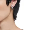 dx1637040 bijoux Boucles d&rsquo;oreilles créoles en acier inoxydable