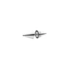 dx1640040 bijoux Boucle d&rsquo;oreille à pointe en acier inoxydable