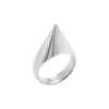 dx1641040 bijoux Bague à bandes en acier inoxydable
