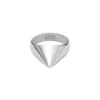 dx1641040 bijoux Bague à bandes en acier inoxydable