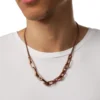 dx1646200 bijoux Collier chaîne en acier inoxydable
