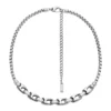 dx1650040 bijoux Collier chaîne en acier inoxydable