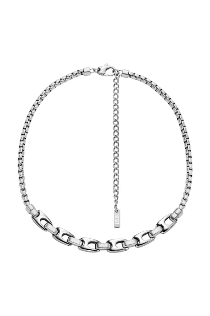 dx1650040 bijoux Collier chaîne en acier inoxydable