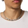 dx1650040 bijoux Collier chaîne en acier inoxydable