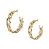 dx1656710 bijoux Boucles d&rsquo;oreilles créoles en acier inoxydable