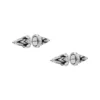 dx1657931 bijoux Boucles d&rsquo;oreilles clous en laiton bicolore