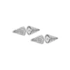 dx1658040 bijoux Boucles d&rsquo;oreilles clous en laiton argenté