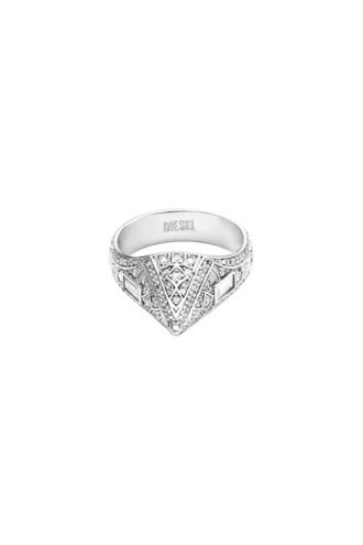 dx1659040 bijoux Bague bande en laiton argenté