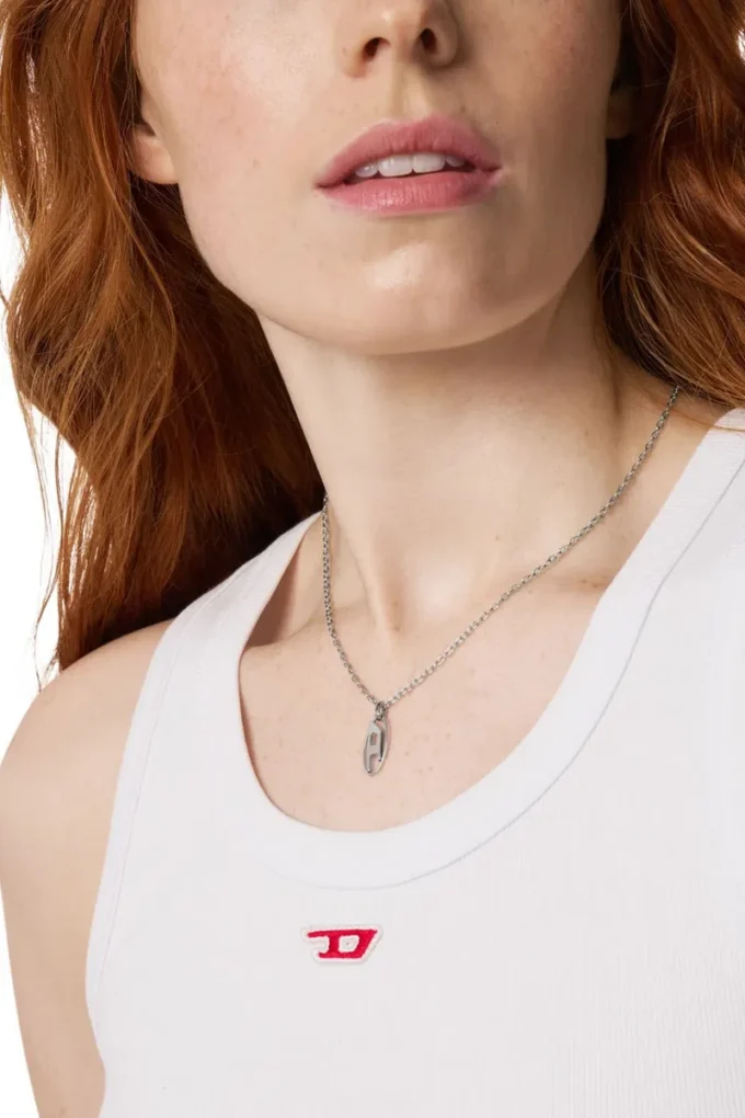 dx1661040 bijoux Collier pendentif en acier inoxydable