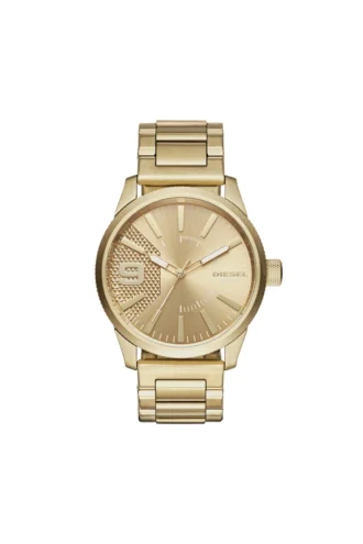 dz1761 Montre à bracelet multimaillons doré Rasp, 46 mm
