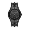 dz2187 Montre Vert trois aiguilles avec date en acier inoxydable noir