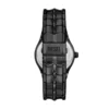 dz2187 Montre Vert trois aiguilles avec date en acier inoxydable noir