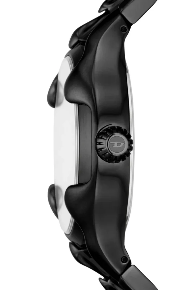 dz2187 Montre Vert trois aiguilles avec date en acier inoxydable noir
