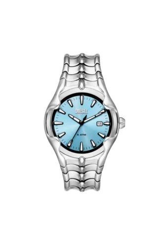 dz2200 Vert montre trois aiguilles avec date en acier inoxydable