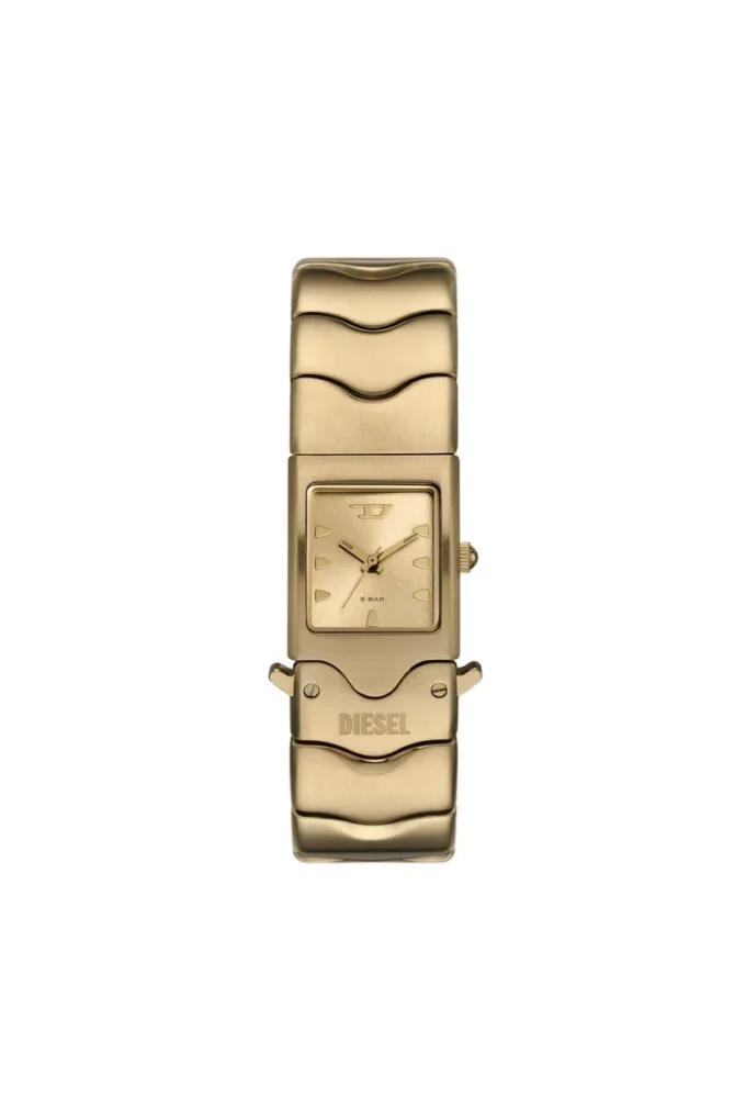 dz2223 Montre Diesel Closer à trois aiguilles en acier inoxydable doré