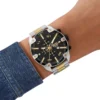 dz4627 Montre en acier inoxydable Spiked