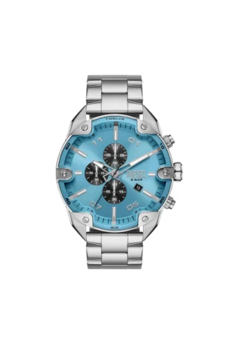 dz4655 Montre chronographe en acier inoxydable à pointes