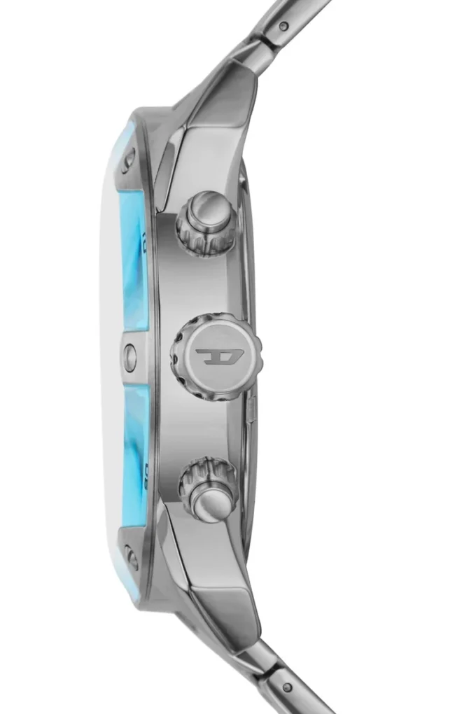 dz4655 Montre chronographe en acier inoxydable à pointes