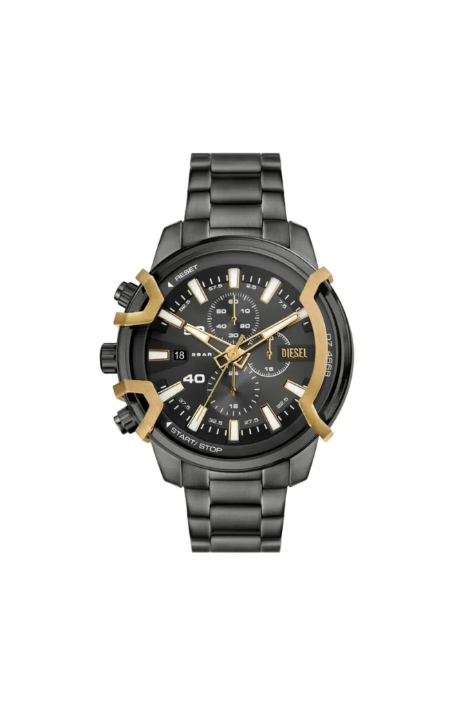 dz4668 Griffed Montre bicolore en acier inoxydable
