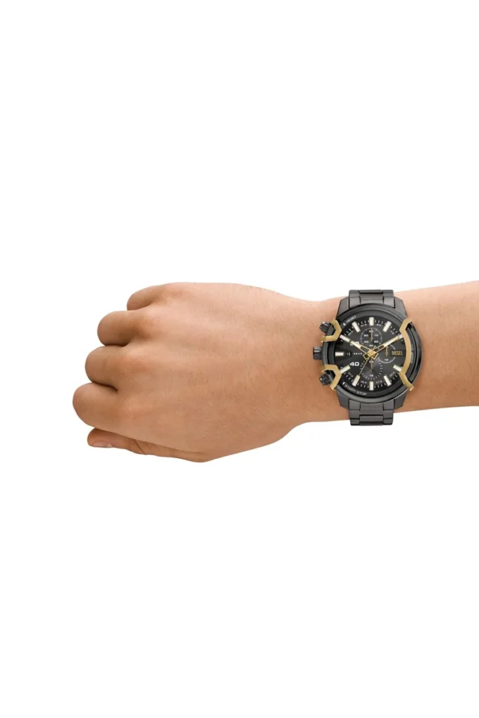 dz4668 Griffed Montre bicolore en acier inoxydable