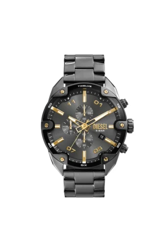 dz4669 Montre bicolore en acier inoxydable avec pointes