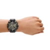 dz4669 Montre bicolore en acier inoxydable avec pointes