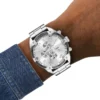 dz4677 Montre Diesel Spiked Chronograph en acier inoxydable