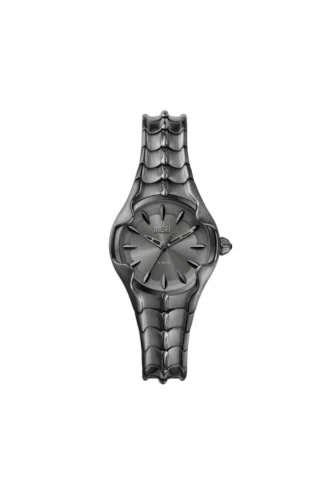 dz5603 Montre Vert à trois aiguilles en acier inoxydable gris métallisé