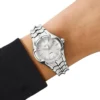 dz5605 Montre Vert trois aiguilles en acier inoxydable