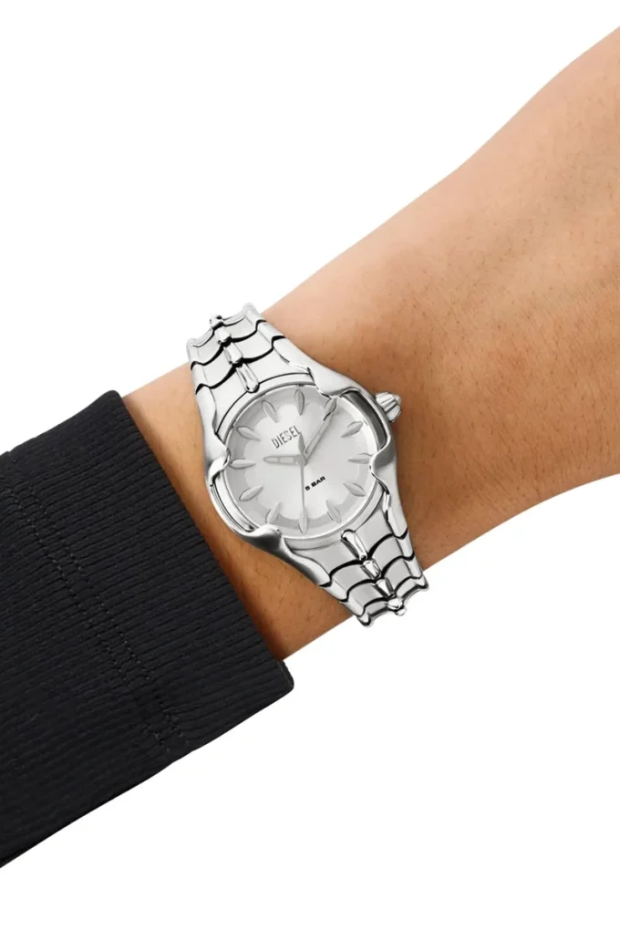 dz5605 Montre Vert trois aiguilles en acier inoxydable