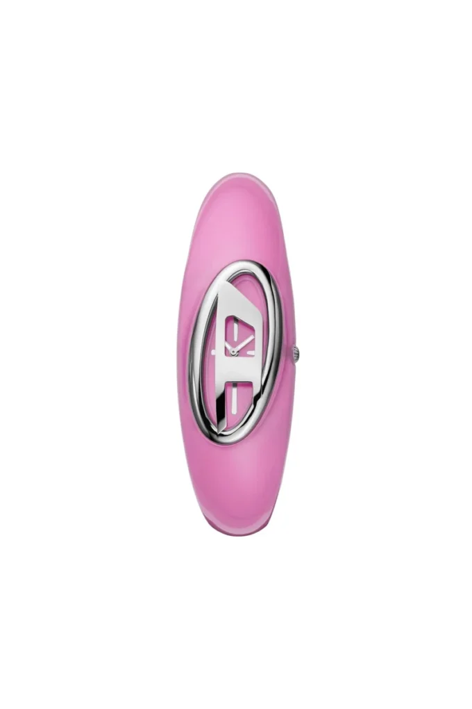 dz5617 montre Diesel Wonder-D Montre à deux aiguilles en résine nylon rose