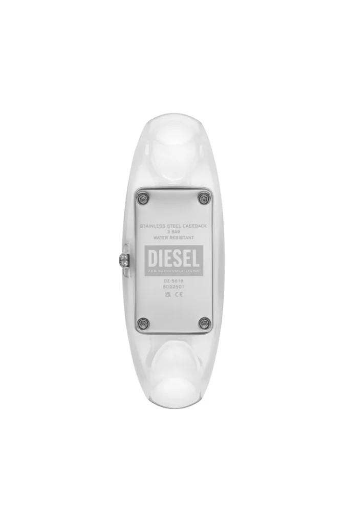 dz5618 montre Montre Diesel Wonder-D à deux aiguilles en résine nylon blanche