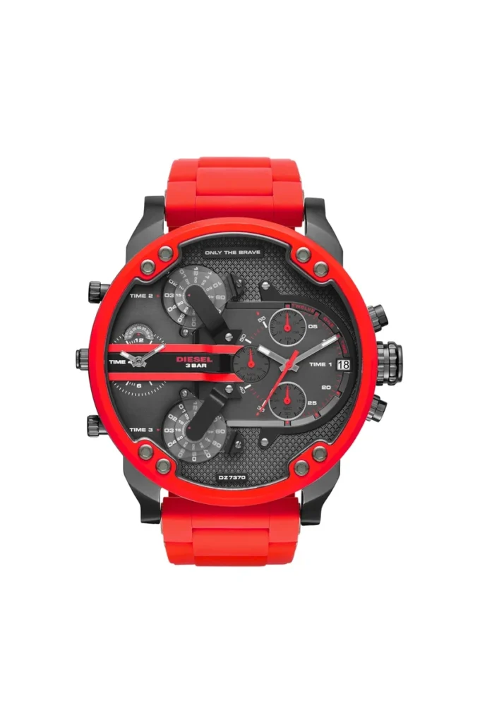 dz7370 Montre Mr. Daddy 2.0 en métal rouge, 55 mm