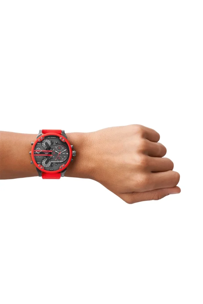 dz7370 Montre Mr. Daddy 2.0 en métal rouge, 55 mm