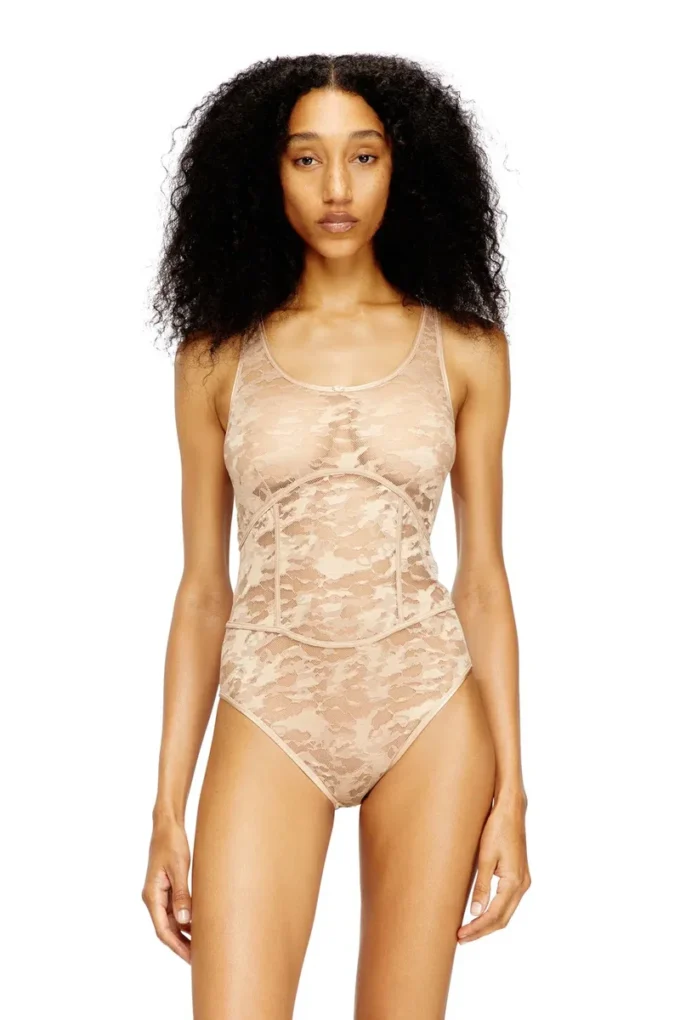 ezzy-utlt Body en nylon avec motif en dentelle