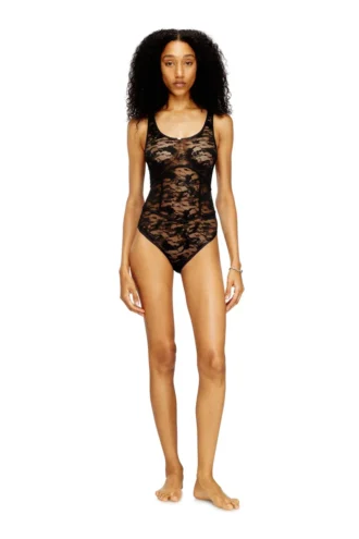 ezzy-utlt Body en nylon avec motif en dentelle