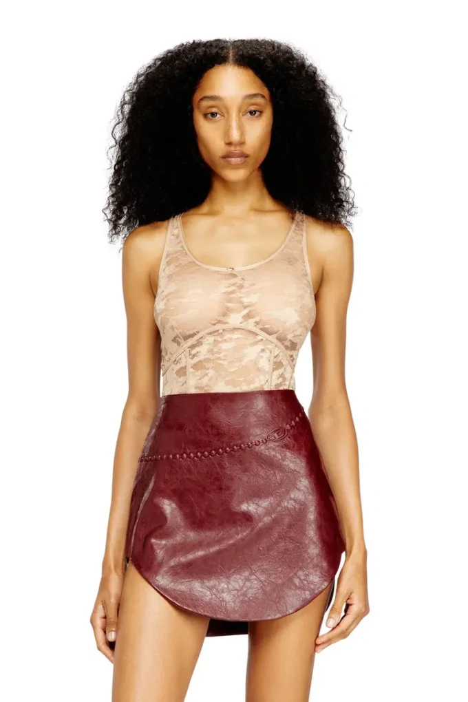 ezzy-utlt Body en nylon avec motif en dentelle