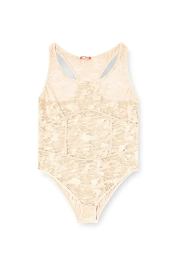 ezzy-utlt Body en nylon avec motif en dentelle