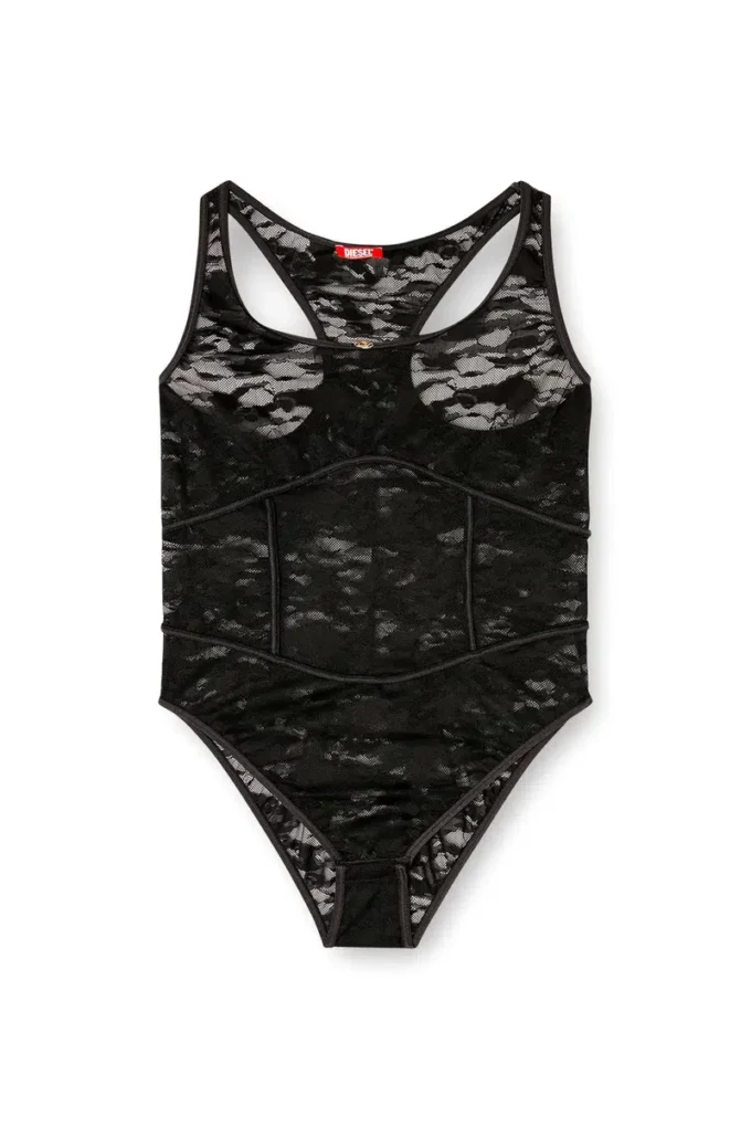 ezzy-utlt Body en nylon avec motif en dentelle