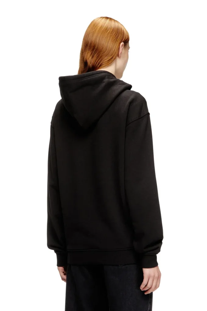 f-normy-hood-od Sweat à capuche en coton avec logo Oval D