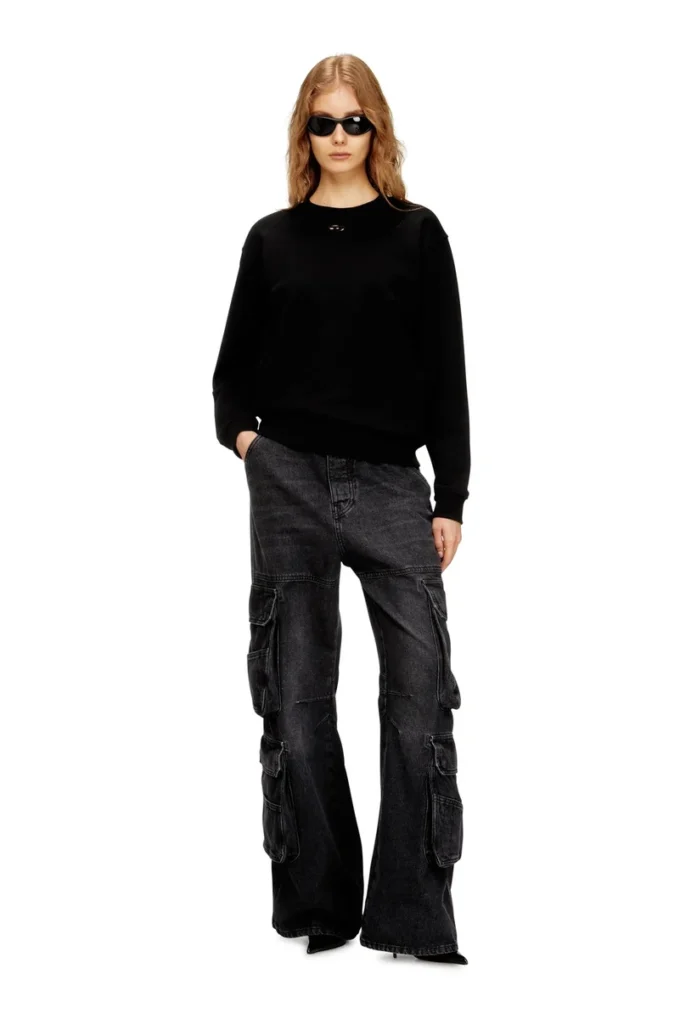 f-normy-od Sweat-shirt en coton avec broderie Oval D