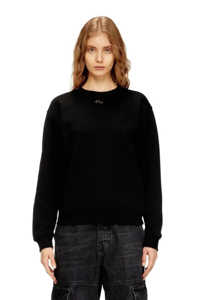 f-normy-od Sweat-shirt en coton avec broderie Oval D
