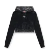 f-slimmy-hood-p5 Sweat à capuche délavé avec découpes et logo métallique