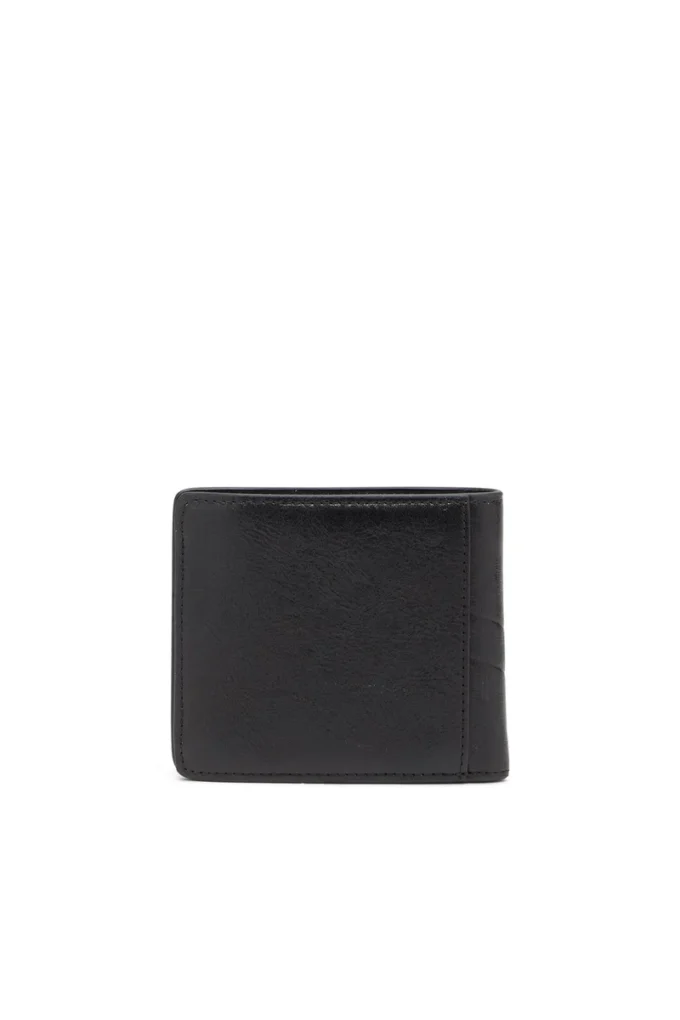 flag-d bi-fold coin s 3d Portefeuille en cuir à deux volets avec logo en relief