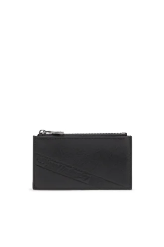 flag-d card holder iii Porte-cartes en cuir avec fermeture à glissière
