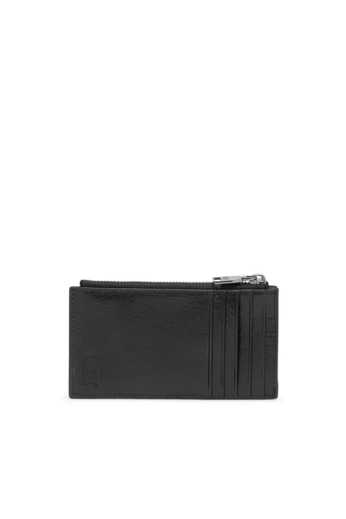 flag-d card holder iii Porte-cartes en cuir avec fermeture à glissière