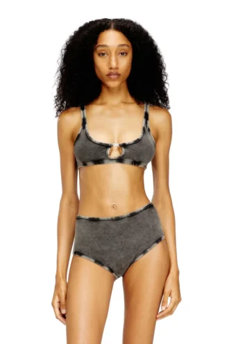 florence-dnm Soutien-gorge souple en coton côtelé avec bijou Oval D
